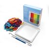 Friendly Loom 7 Traditional Potholder Weaving Kit | Sturdy Metal Loom and Quality Cotton Weaving Loops in Rainbow Colors | Complete Kit to Weave 2 Functional Potholders | Made in the USA view 2