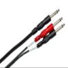 Hosa STP-202 Insert Cable, 1/4 Inch TRS to Dual 1/4 Inch TS, 6.5 Feet view 2