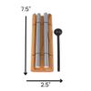 Woodstock Wind Chimes Zenergy Duo Hand Bell Chime, 2 Tone, Bell Percussion Instrument for Meditation, Yoga, Classrooms, Offices, Great for Awareness, Relaxation 7.5" (ZENERGY2) view 3