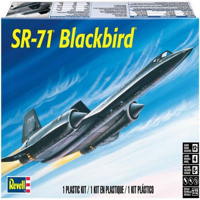 Revell 85-5810 SR-71 Blackbird 1:72 Scale 66-Piece Skill Level 4 Model Airplane Building Kit