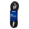 Shure C25J 25-foot Hi-Flex Cable with Chrome XLR Connectors, Black view 1