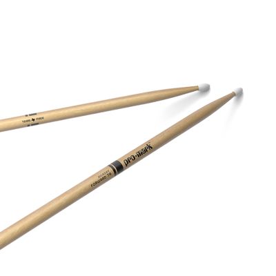 ProMark Classic Forward 7A Hickory Drumsticks, Oval Nylon Tip, One Pair