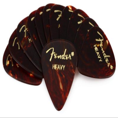 Fender 351 Shape Classic Picks (12 Pack) for electric guitar, acoustic guitar, mandolin, and bass
