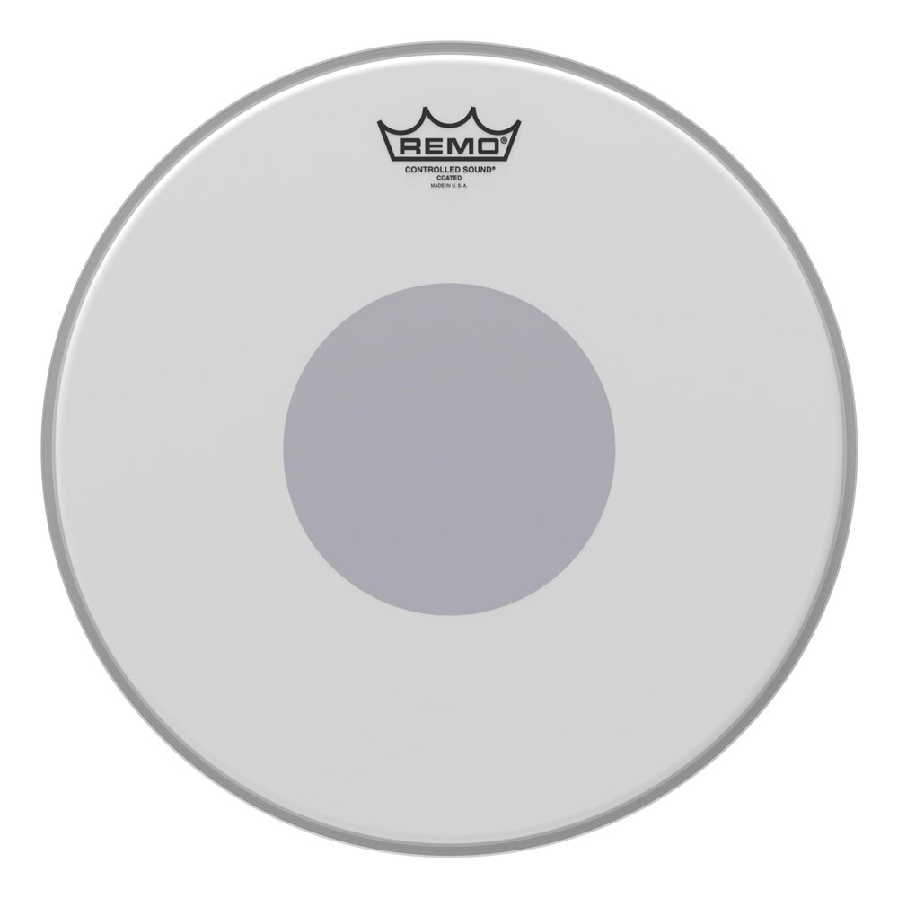 Remo Controlled Sound Coated Drum Head with Reverse Black Dot - 14 Inch