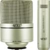 MXL 990/991 Large and Small Diaphragm Condenser Microphone Bundle Project/Home Studio Recording | XLR | Cardiod (Champagne) view 1