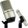 MXL 990/991 Large and Small Diaphragm Condenser Microphone Bundle Project/Home Studio Recording | XLR | Cardiod (Champagne) view 2