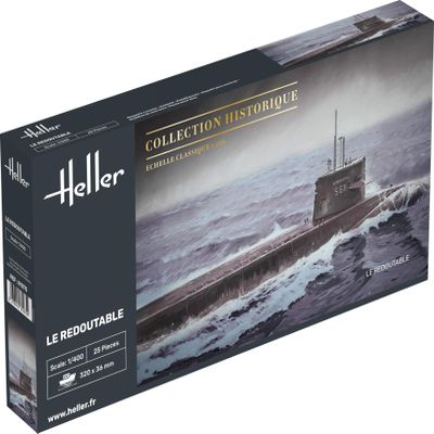 Heller Redoutable S/M Boat Model Building Kit