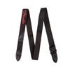 Fender Logo Guitar Strap, Guitar Accessories, 2in, Black with Red Logo view 1