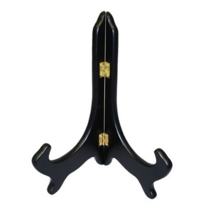 TRIPAR 7 Inch Wooden Plate Display Stand Picture Easel Stand