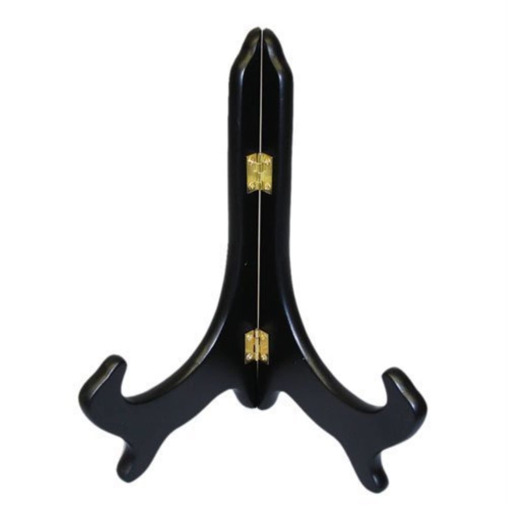 TRIPAR 7 Inch Wooden Plate Display Stand Picture Easel Stand