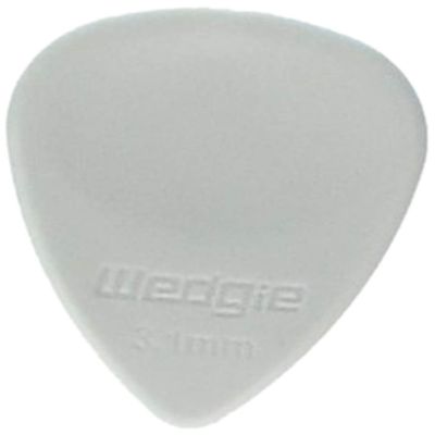 Wedgie WRPP31S 3.1mm Soft Wedgie Rubber Pick, 3 Pack