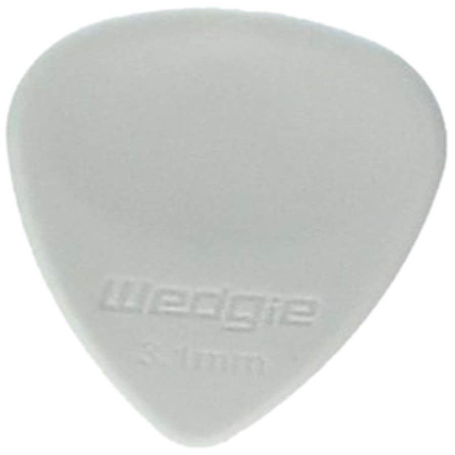 Wedgie WRPP31S 3.1mm Soft Wedgie Rubber Pick, 3 Pack