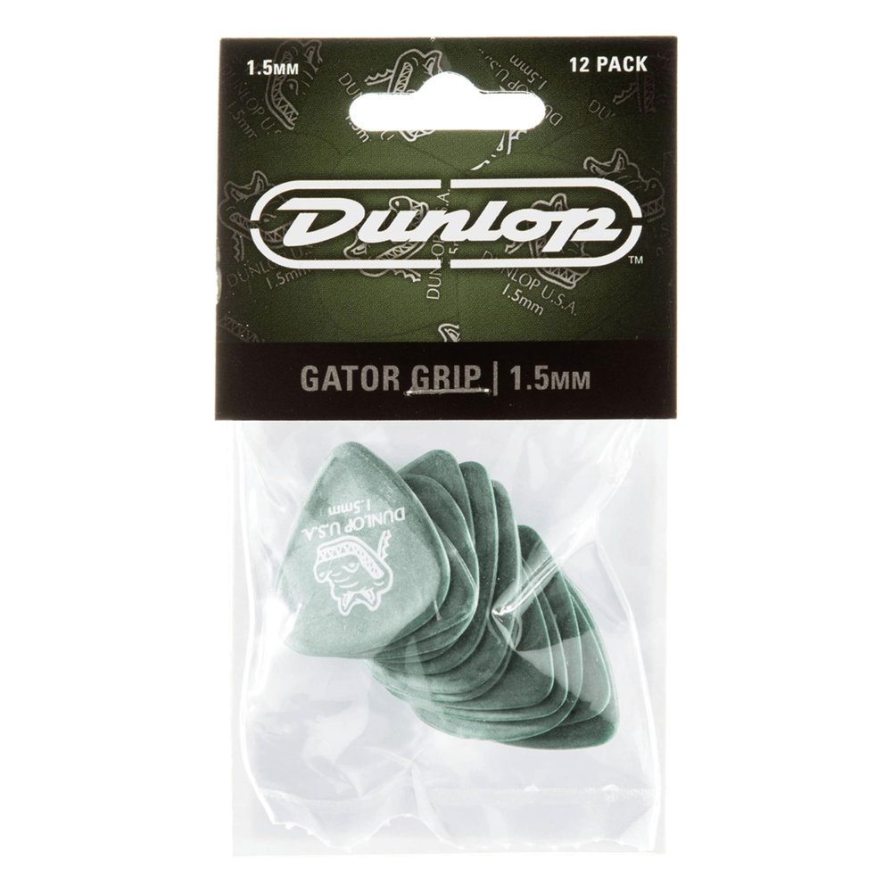 Jim Dunlop Gator Grip Pick 1.5MM - 12 Pack