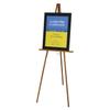 Quartet Lightweight Wood Display Easel, Natural Oak (41E) view 2