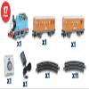 Bachmann Trains - Thomas & Friends Thomas with Annie and Clarabel Ready To Run Electric Train Set - HO Scale view 2