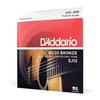 D'Addario Acoustic Guitar Strings, 80/20 Bronze, EJ12, Medium Gauge 13-56, 6-String Set, Pack of 1 view 1