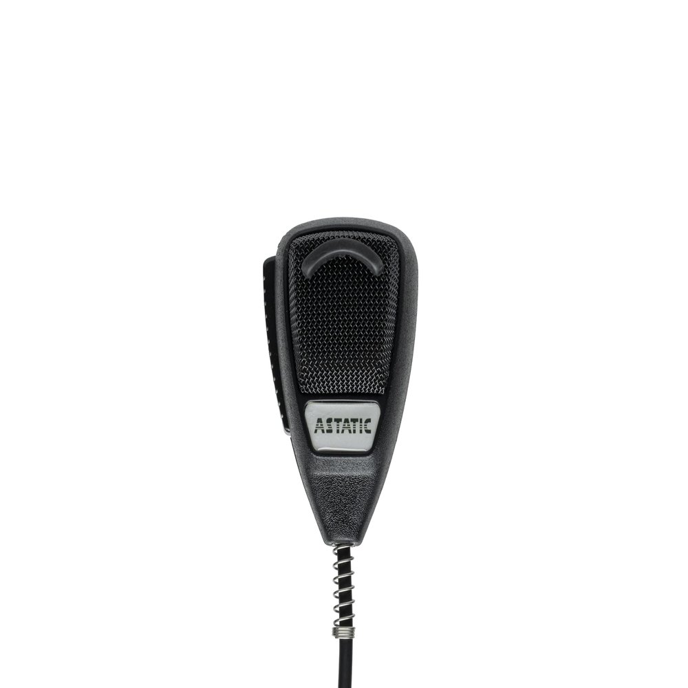 Astatic by CAD Audio 631L Omnidirectional Noise-Canceling Palmheld Microphone with Talk Switch Low Impedance, 6 Coil Cable