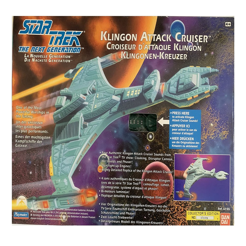 Star Trek The Next Generation Klingon Attack Cruiser