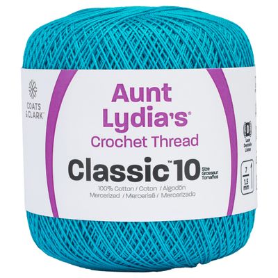 Coats Crochet 154-451 Aunt Lydia's Crochet, Cotton Classic Size 10, Parakeet