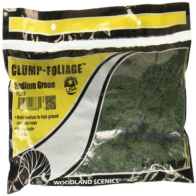Clump Foliage 57.7 Cubic Inches-Medium Green