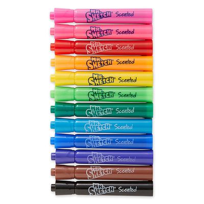 Mr. Sketch Scented Water Color Markers, 12 Color Set(20672)