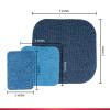 Singer Denim Iron-On Repair Kit, Assorted Sizes, Iron-on Patches for Jeans view 4