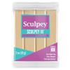 Polyform Sculpey III Polymer Oven-Bake Clay, Tan, Non Toxic, 2 oz. bar, Great for modeling, sculpting, holiday, DIY, mixed media and school projects.Great for kids & beginners! view 1
