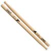 Designed by the drummer of Foo Fighters, Taylor Hawkins, this signature stick is similar to a 5B, but features a large, round tip for full tones and great projection. The stick is well-balanced and versatile making it excellent for rock music. view 1