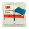 3M Whiteboard Eraser for Whiteboards, 2-Pack, White/Blue (581-WBE), Rectangular foam Eraser view 1