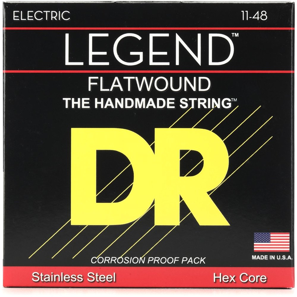 DR Strings LEGEND Electric Guitar Strings (FL-11),Brown