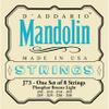 D'Addario J73 Mandolin Strings, Phosphor Bronze, Light, 10-38 view 1