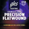 GHS Strings - Precision Flatwound - Electric Guitar Strings - Stainless Steel - High Volume - Polished Smooth - (L) - Light Gauge (900 SET) - 12-50 view 1