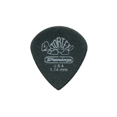 Jim Dunlop Tortex Pitch Black Jazz III Pick 1.14MM - 12 Pack