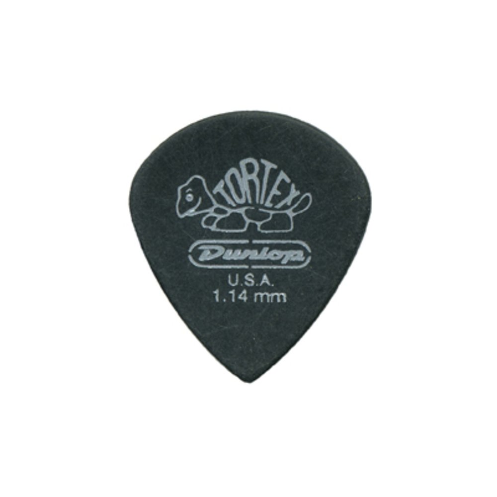 Jim Dunlop Tortex Pitch Black Jazz III Pick 1.14MM - 12 Pack