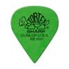 Dunlop 412P.88 Tortex Sharp, Green, .88mm, 12/Player's Pack view 1