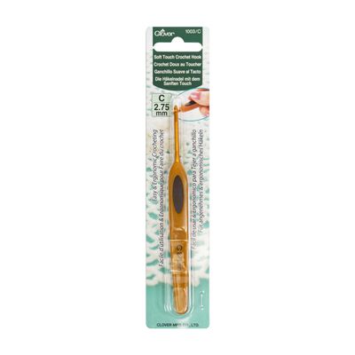 Clover Soft Touch 2.75-mm Crochet Hooks, Size C