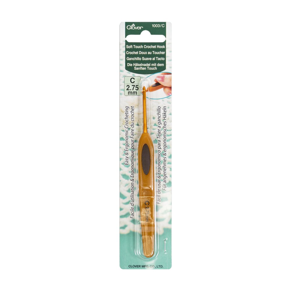 Clover Soft Touch 2.75-mm Crochet Hooks, Size C