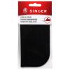SINGER 00065 Iron-On Patches for Clothing Repair, 5-inch by 5-inch, 2-Count, Black view 1