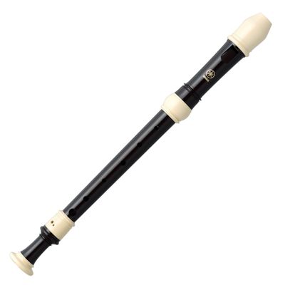 Yamaha YRA-302B Alto Recorder, smooth brown finish, key of F