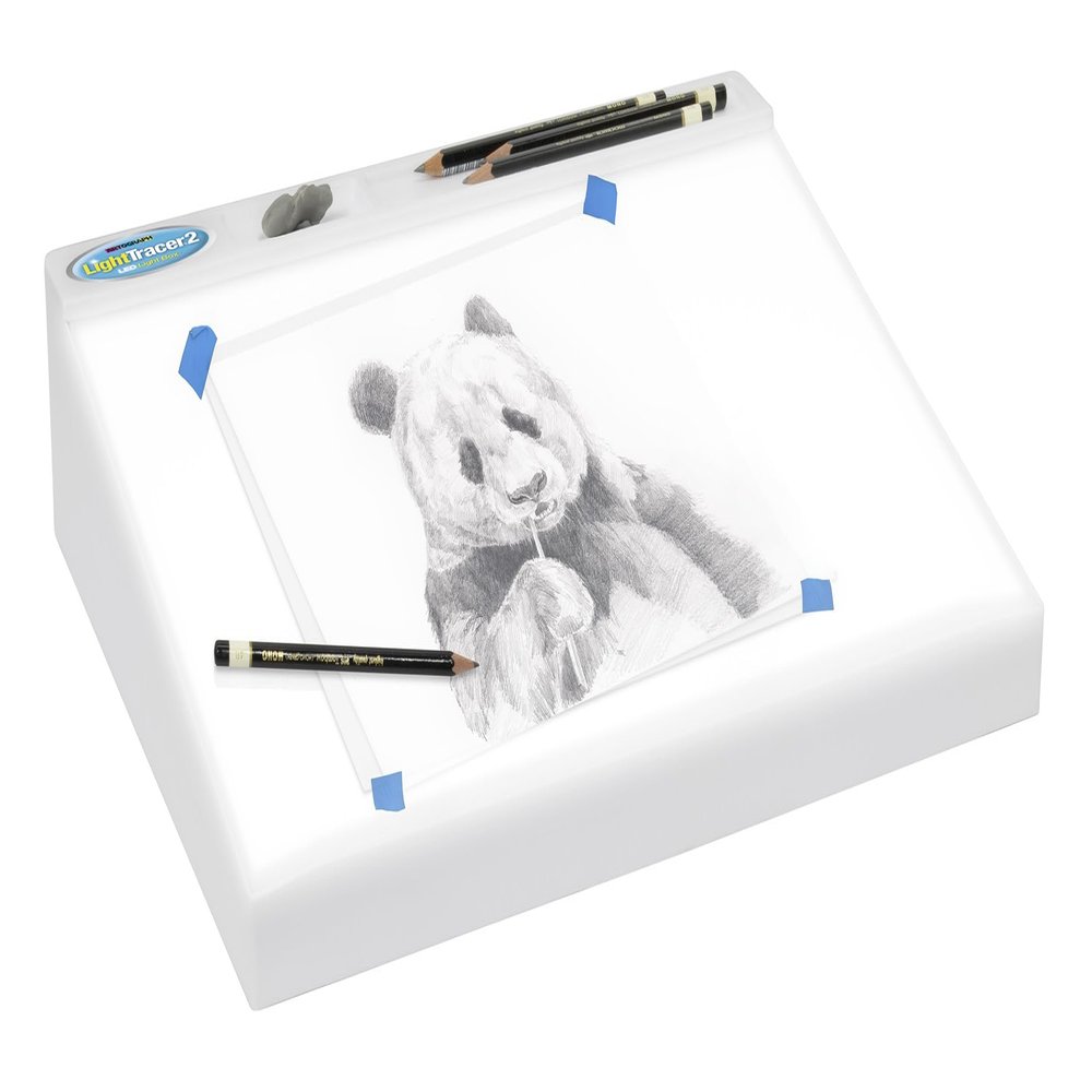 Artograph LightTracer 2 LED Light Box for Tracing and Drawing, 12" x 18" Artist Light Table