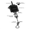 Gear Keeper CB Mic Keeper Retractable Microphone Holder - Features Heavy-Duty Snap Clip Mount, Adjustable Mic Lanyard and Hardware Mounting Kit view 2
