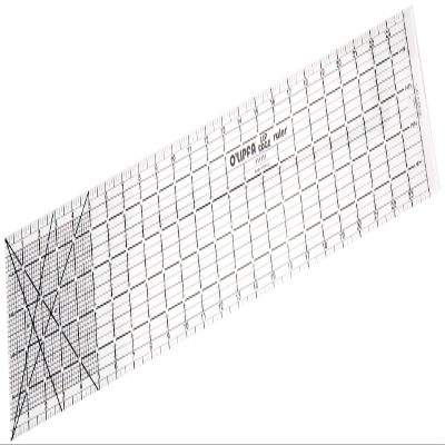 O'Lipfa 11111 Ruler with Lip Edge, 5 x 24-Inch