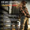 Hammerhead Industries Gear Keeper CB MIC Keeper Retractable Microphone Holder RT2-4712 Features Heavy-Duty Snap Clip Mount, Adjustable Mic Lanyard and Hardware Mounting Kit - Made in USA Chrome view 3