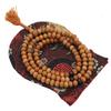 Mala, Sandalwood (Meditation Rosary) with pouch view 1