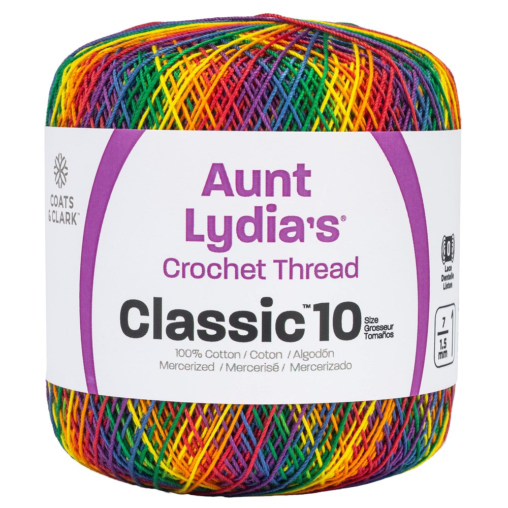 Red Heart Aunt Lydia Classic Crochet Thread, 1 Pack, Mexicana, 900 Foot