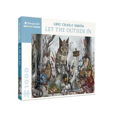 Pomegranate 1000 Piece Jigsaw Puzzle for Adults, Greg CRAOLA Simkins' Let The Outside in, Matte Finish, Snug Fit