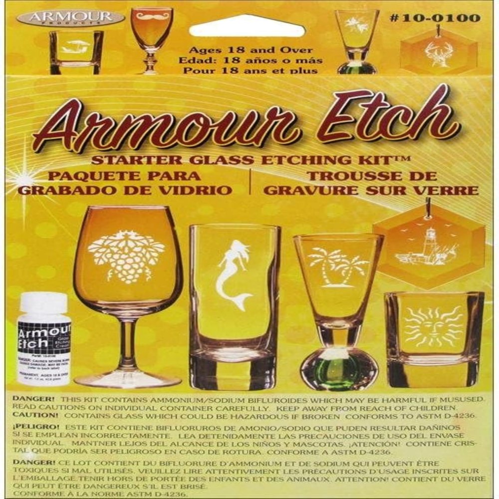 Armour Etch Glass Etching Starter Kit 14 To Adult