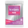 Sculpey Premo Polymer Oven-Bake Clay, Silver, Non Toxic, 2 oz. bar, Great for jewelry making, holiday, DIY, mixed media and home dcor projects. Premium clay perfect for clayers and artists. view 1