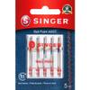 SINGER 4863 Universal Ball Point Machine Needles, Sizes 80/12, 90/14, 100/16, 5-Count view 1