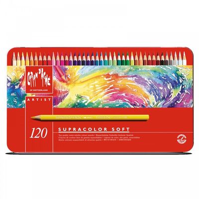 Caran D'ache Supracolor Pencil Set, 120/Tin (J3888420)